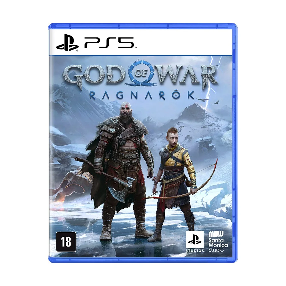 Jogo God of War: Ragnarok - PS5 - Mídia Física